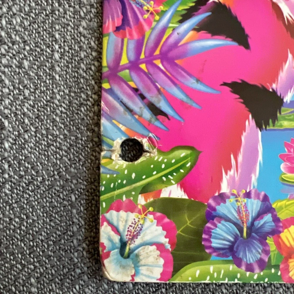Lisa Frank Forrest Tiger Portfolio Folder 2012 Preowned